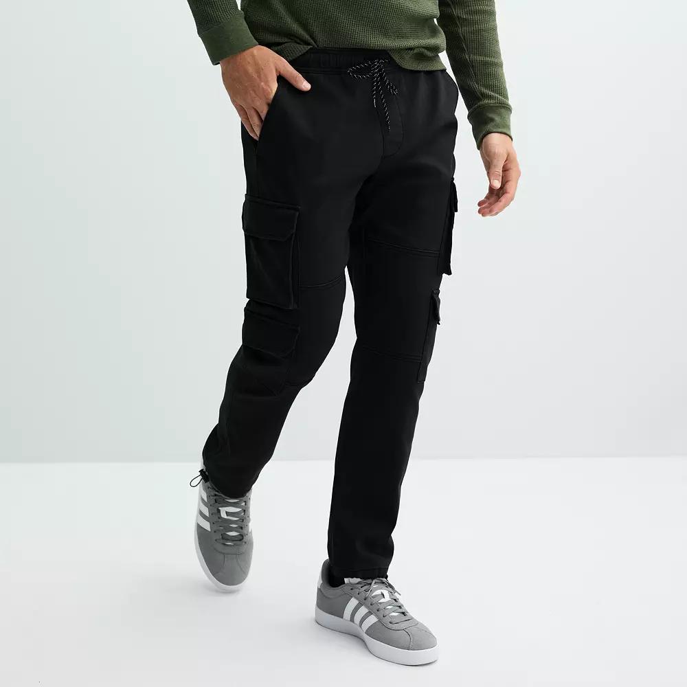 Mens Lazer Stacked Cargo Jogger Pants Green Product Image