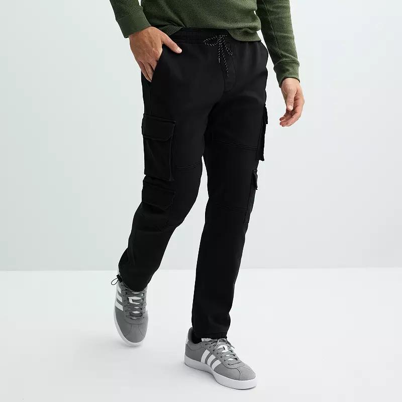 Mens Lazer Stacked Cargo Jogger Pants Green Product Image