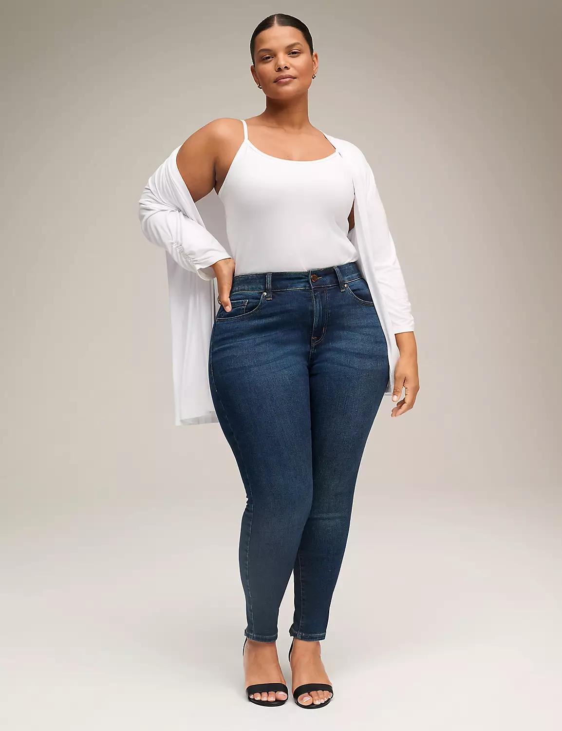 Curvy Fit High-Rise Skinny Jean Product Image