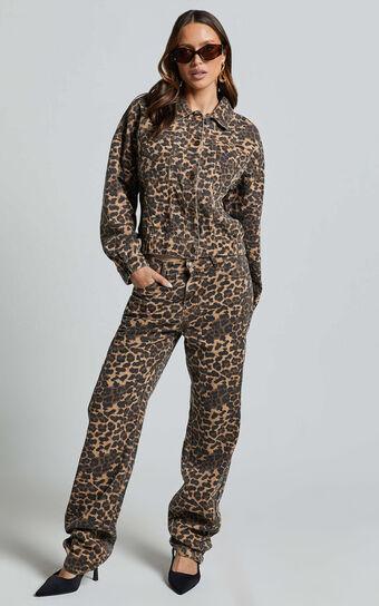 Lioness - Carmela Jeans in LEOPARD Product Image