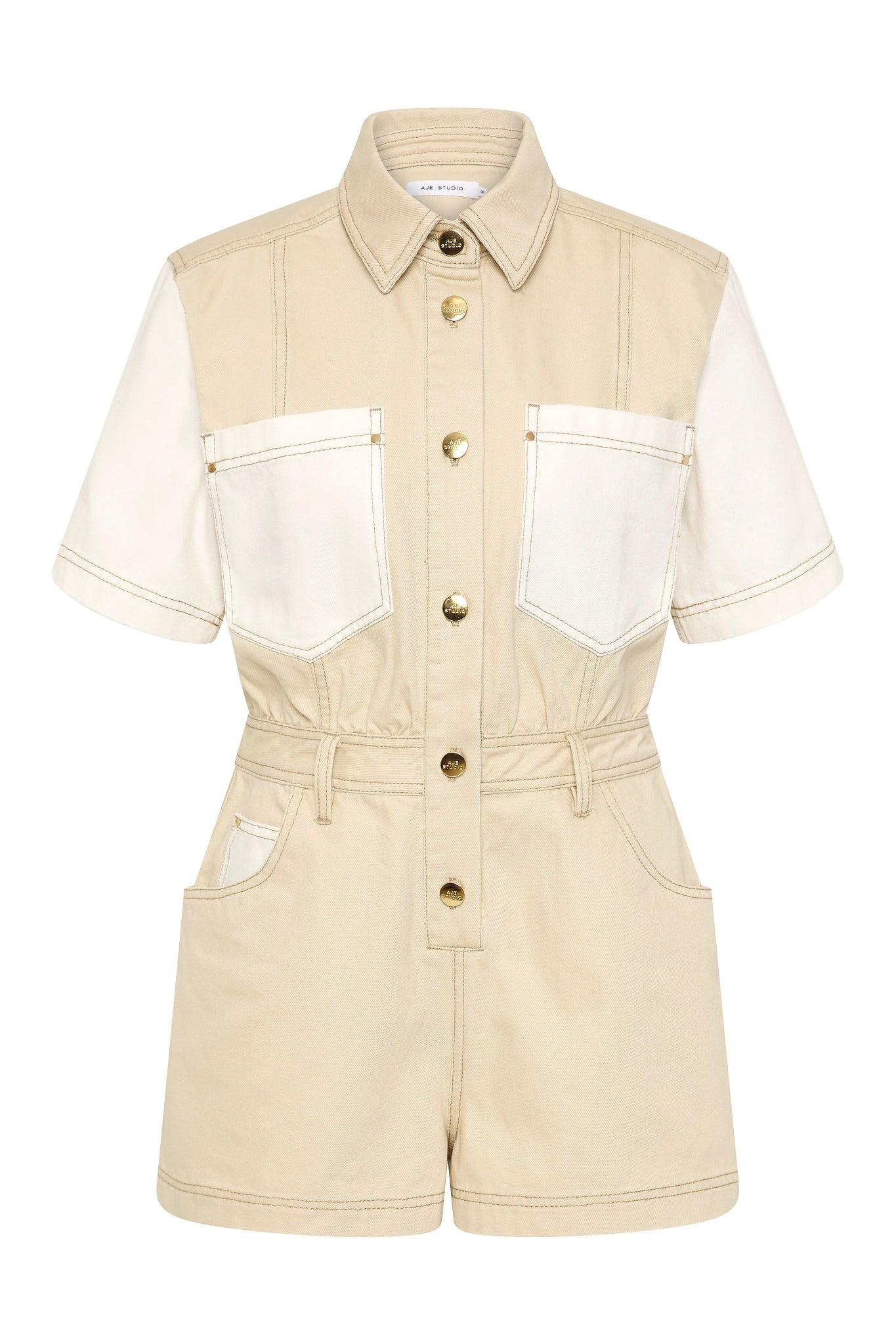 Sadie Denim Playsuit Product Image