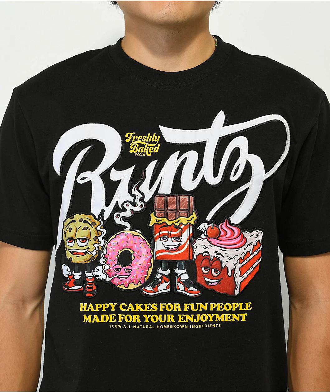 Runtz Happy Cakes Black T-Shirt Product Image