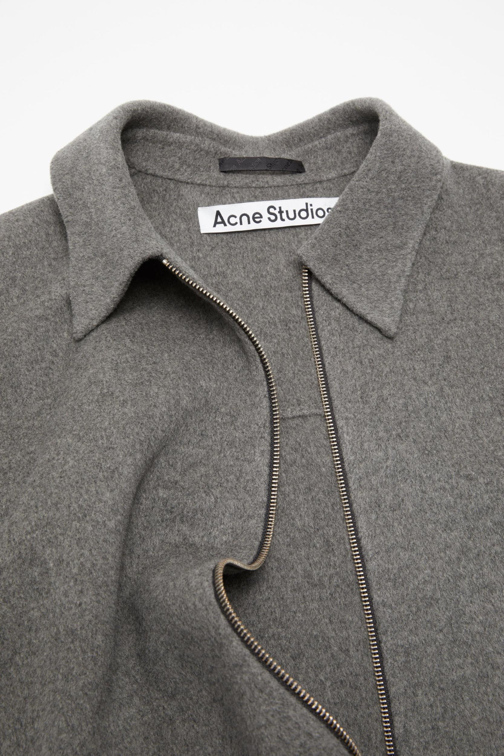Wool zipper jacket Product Image