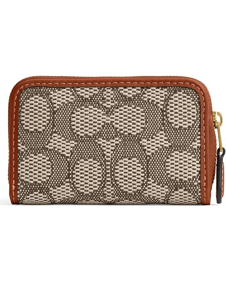 Small Zip Around Card Case with Pillow Quilting Product Image