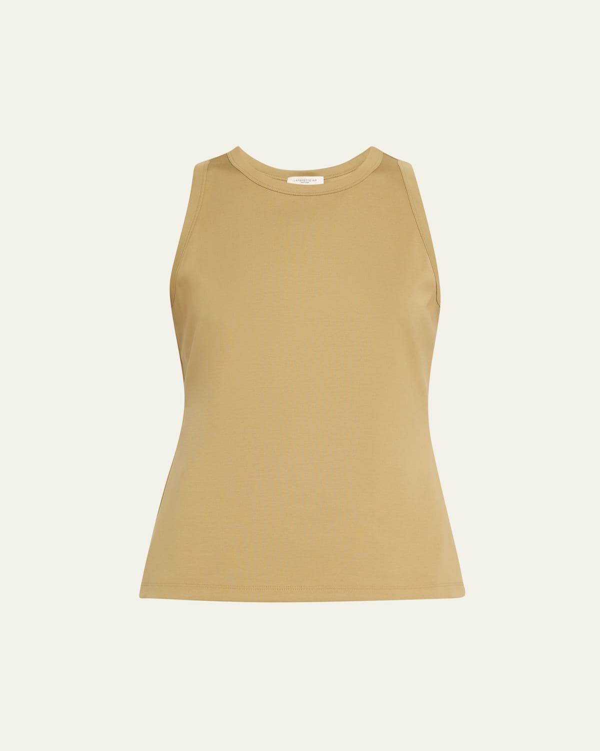 Swiss Cotton Rib Racerback Tank Product Image
