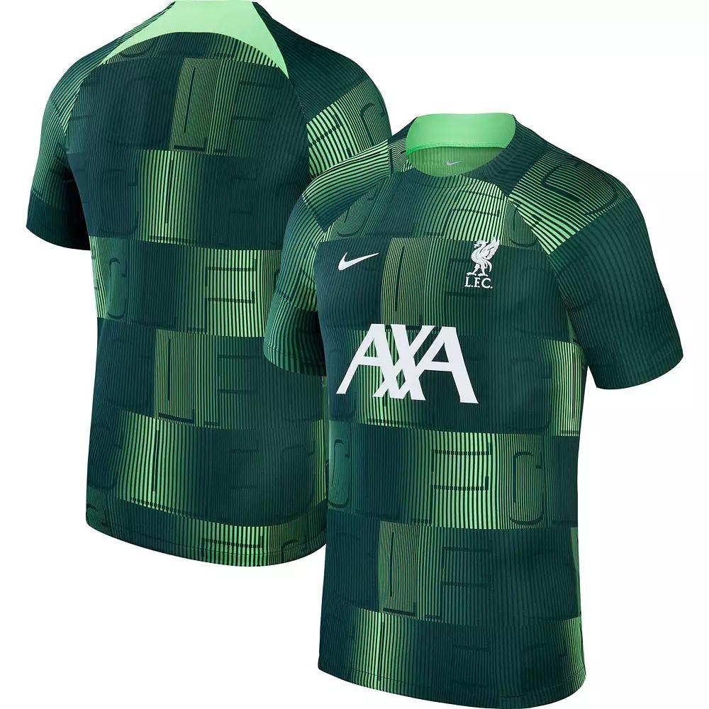 Men's Nike Green Liverpool 2023/24 Academy Pro Pre-Match Top,  Product Image