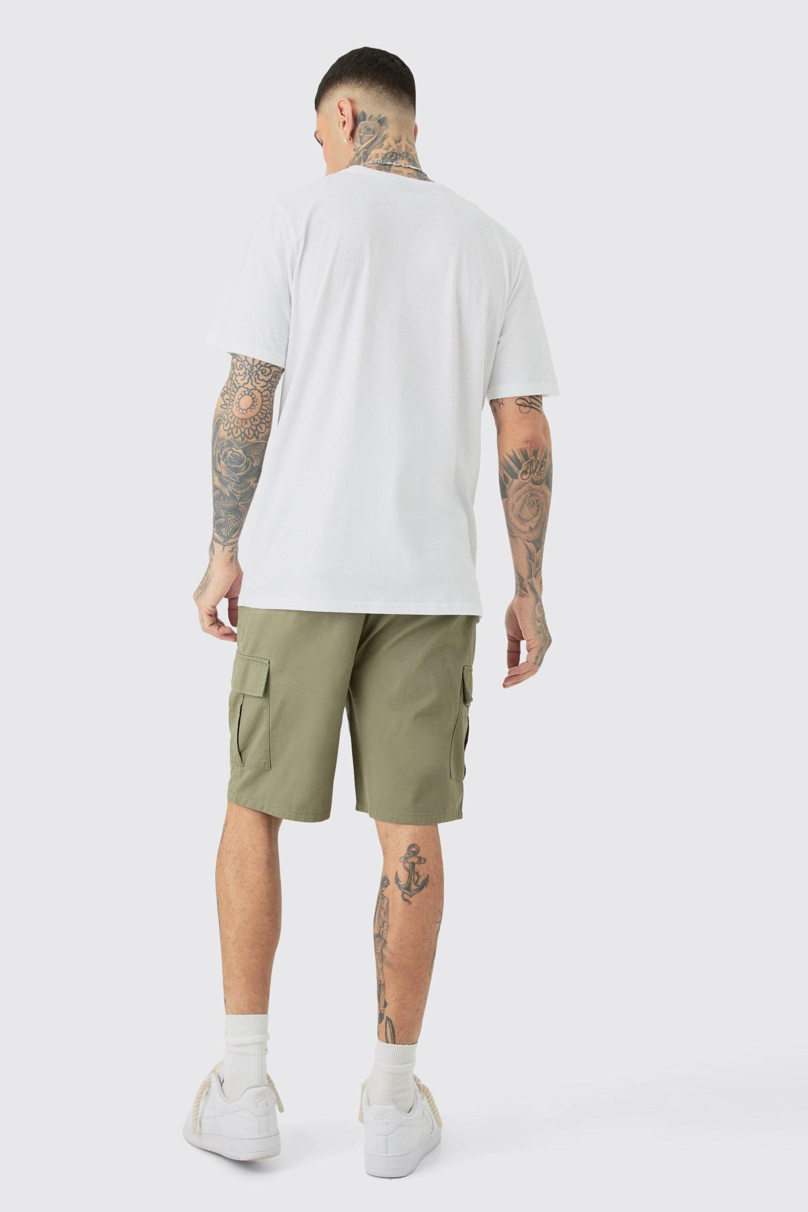 Tall Monaco Moto Print T-shirt | boohooMAN USA Product Image