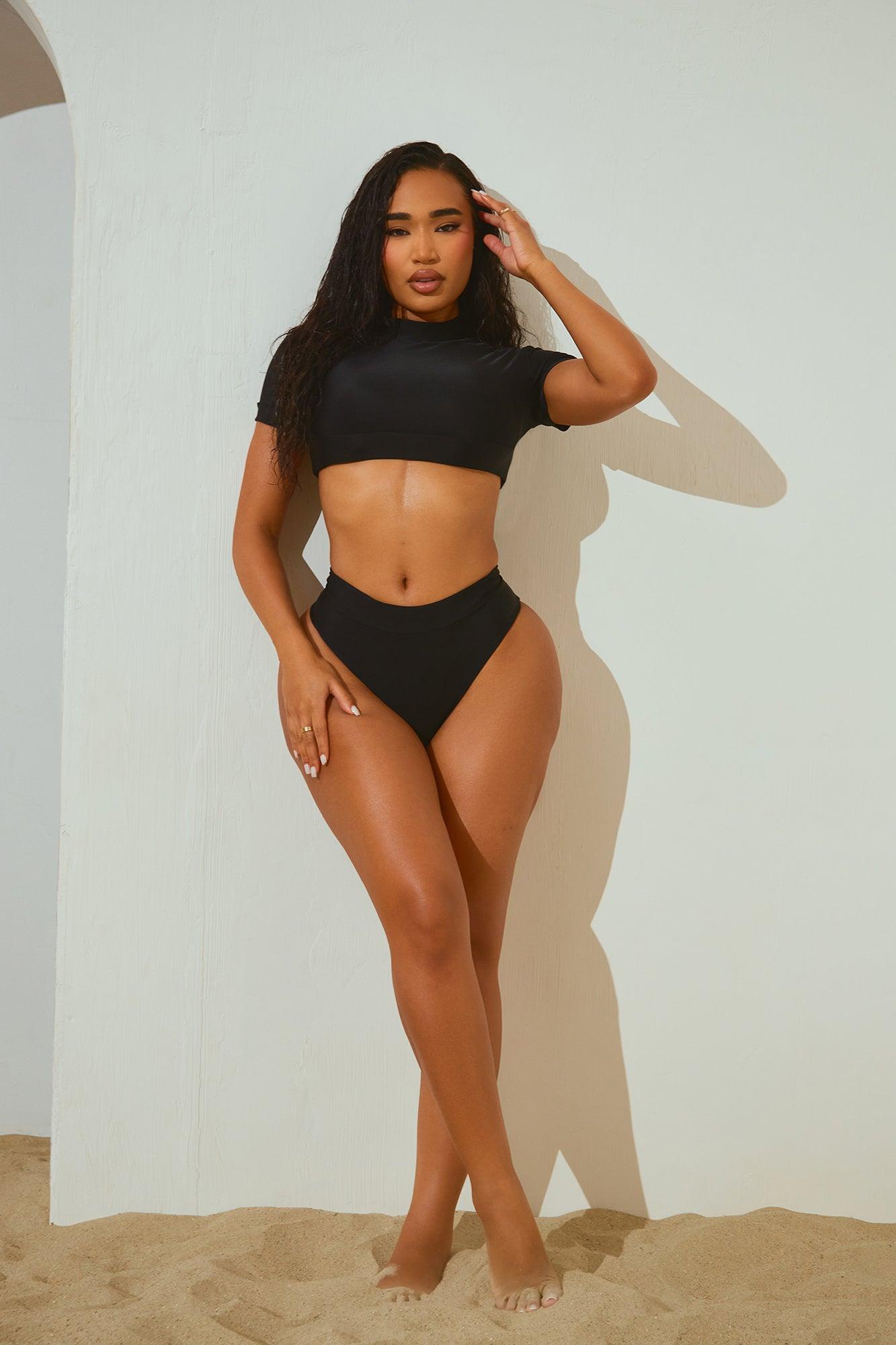 Another Beach Trip 2 Piece Bikini - Black Product Image