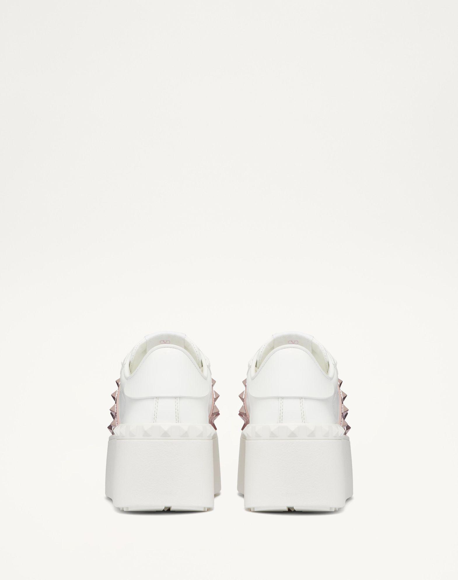 Flatform Rockstud Untitled Sneaker In Calfskin With Micro Studs Product Image