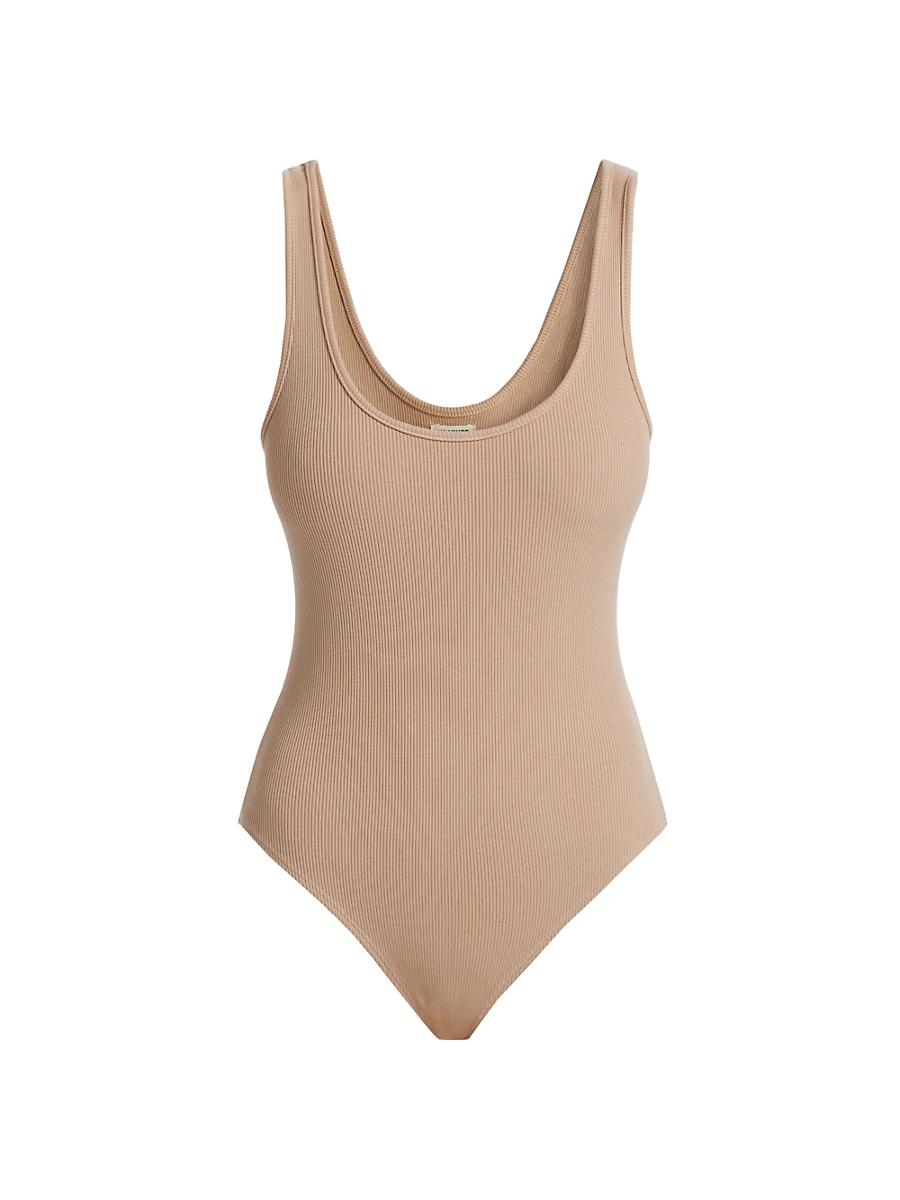 Womens Nica Scoopneck Rib-Knit Bodysuit Product Image