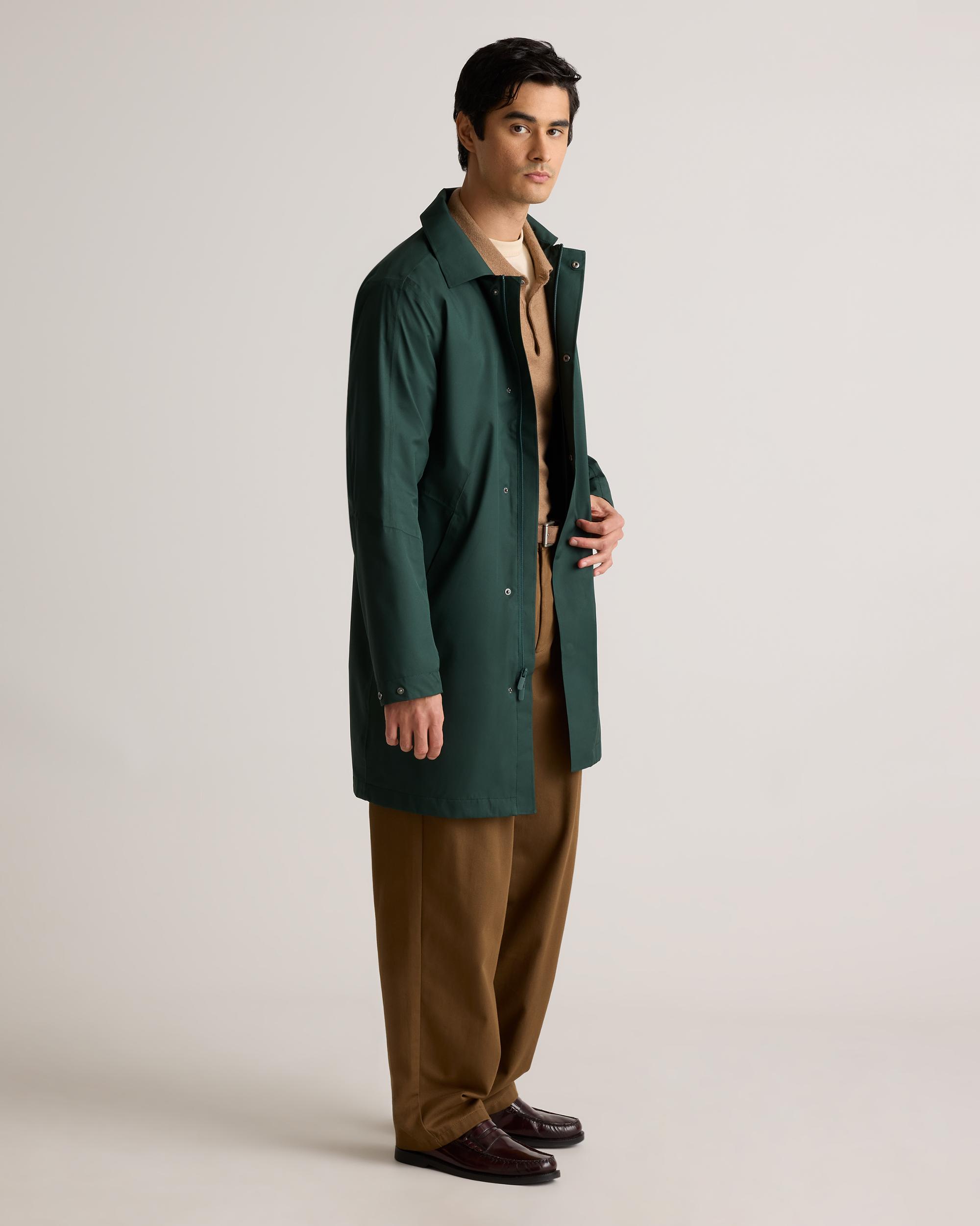 Quince | Men's Weatherproof Long Rain Jacket Polyester/Recycled Polyester Blend Product Image