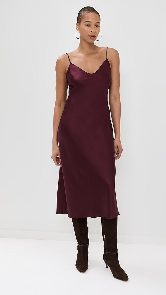 Sablyn V Neck Bias Cut Cami Dress | Shopbop Product Image