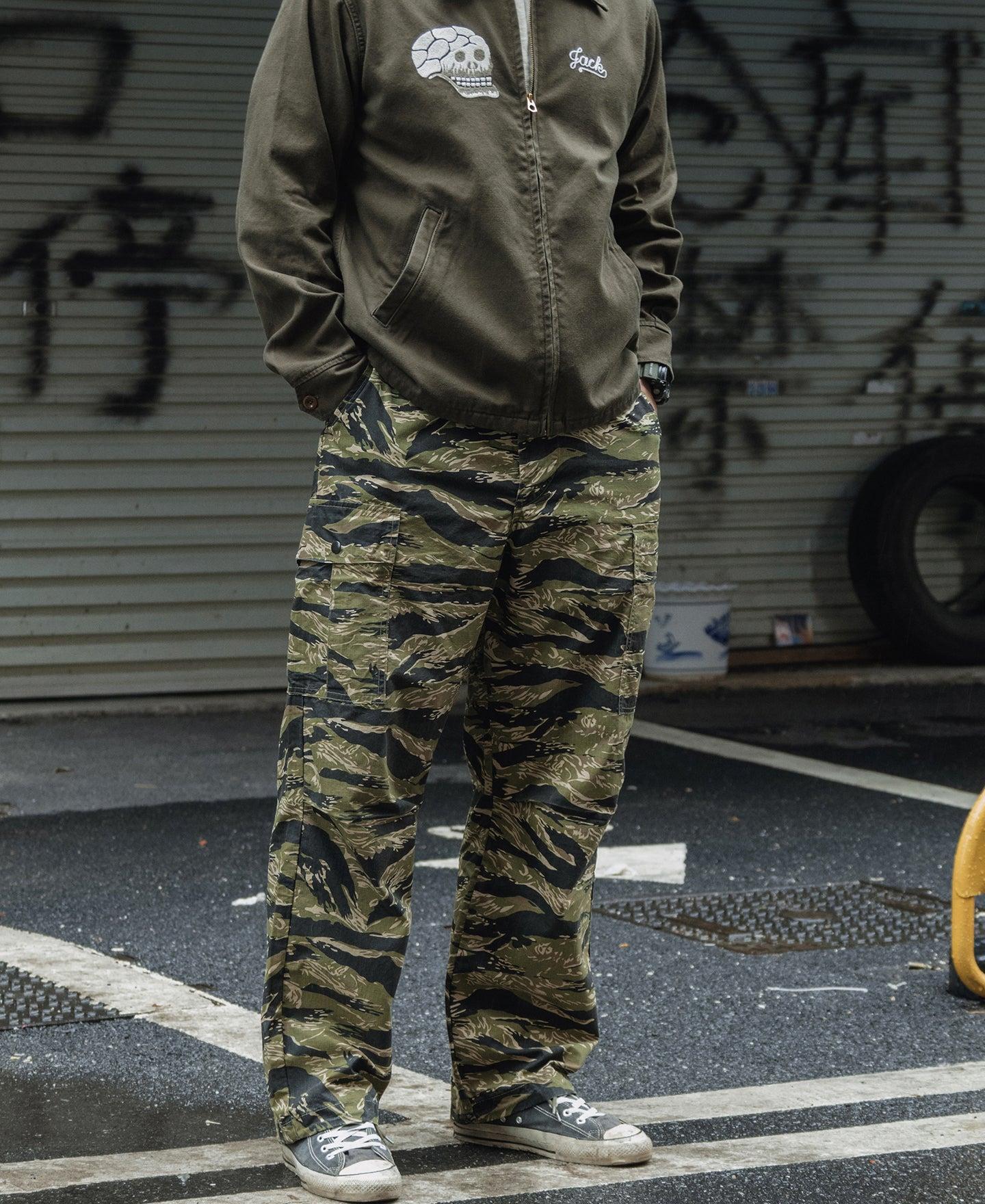 Tiger Stripe Camo Tropical Jungle Fatigue Pants Product Image