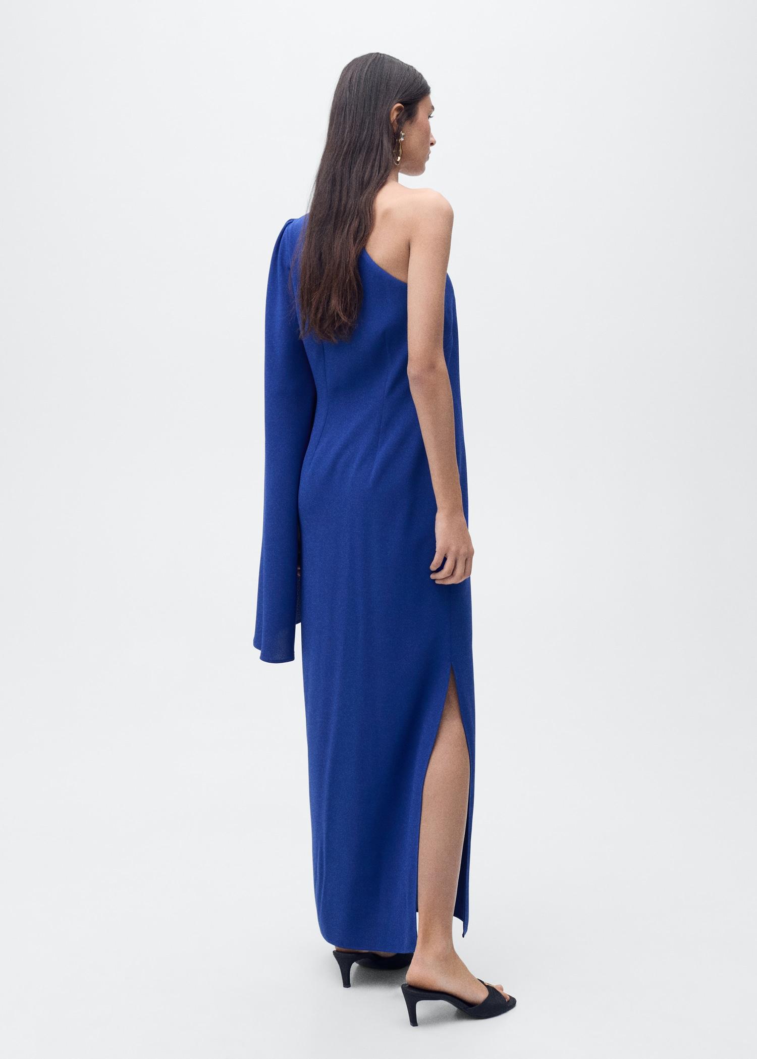 Long flared sleeve dress - Women | MANGO USA Product Image