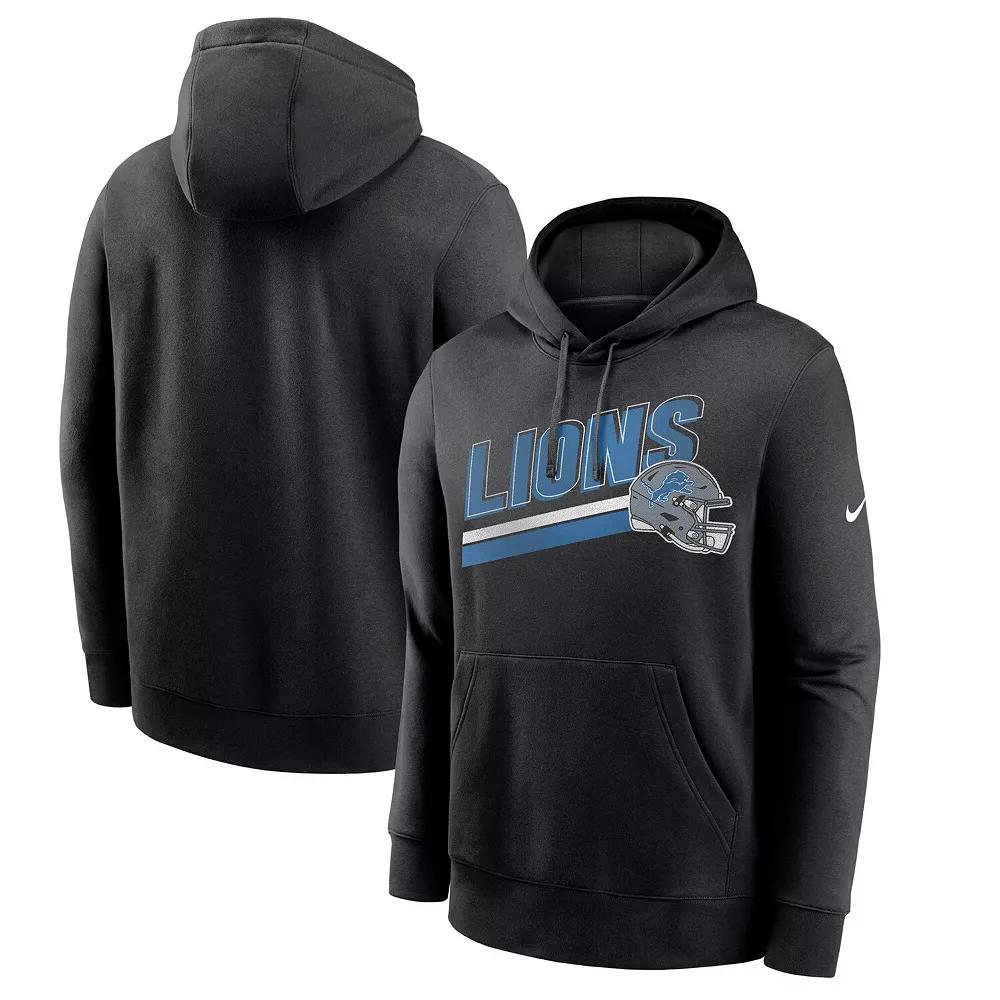 Mens Nike Detroit Lions Club Fleece Pullover Hoodie Product Image