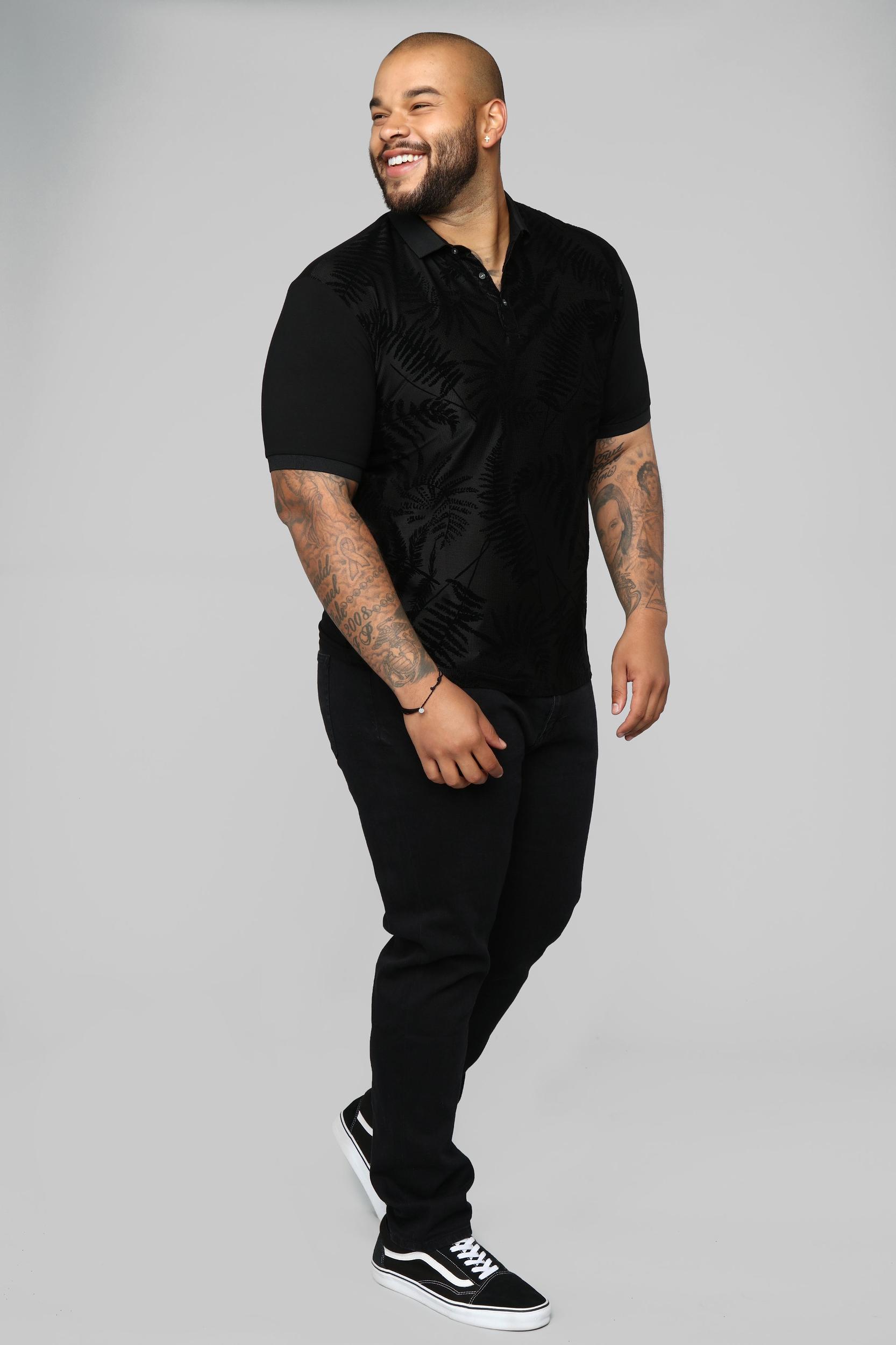 Breezy Short Sleeve Polo - Black Product Image