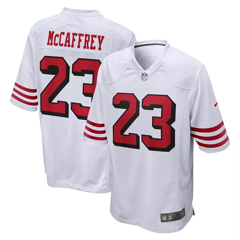Men's Nike Christian McCaffrey White San Francisco 49ers Game Jersey,  Product Image