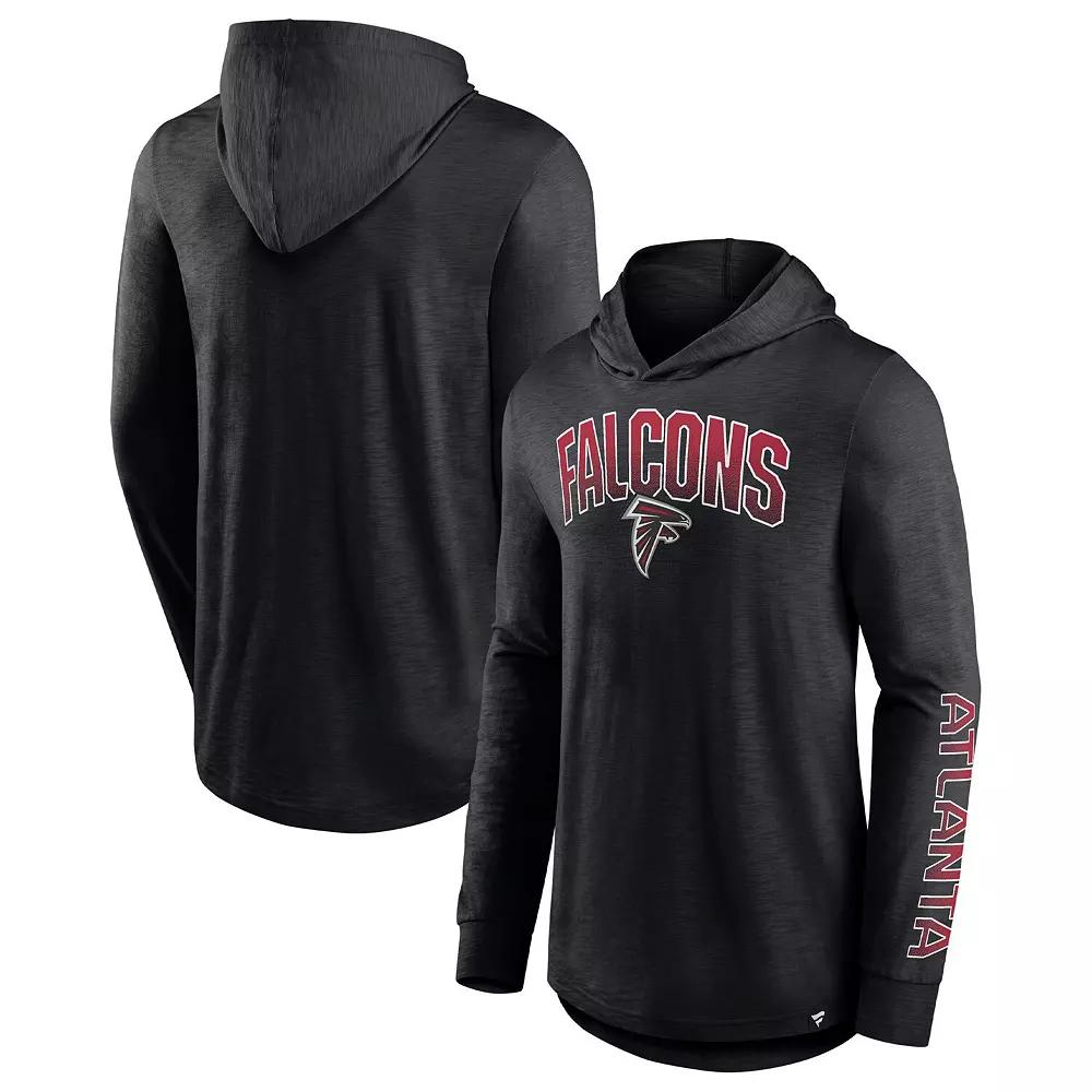 Men's Fanatics Branded Red Tampa Bay Buccaneers Front Runner Long Sleeve Hooded T-Shirt, Size: XL Product Image