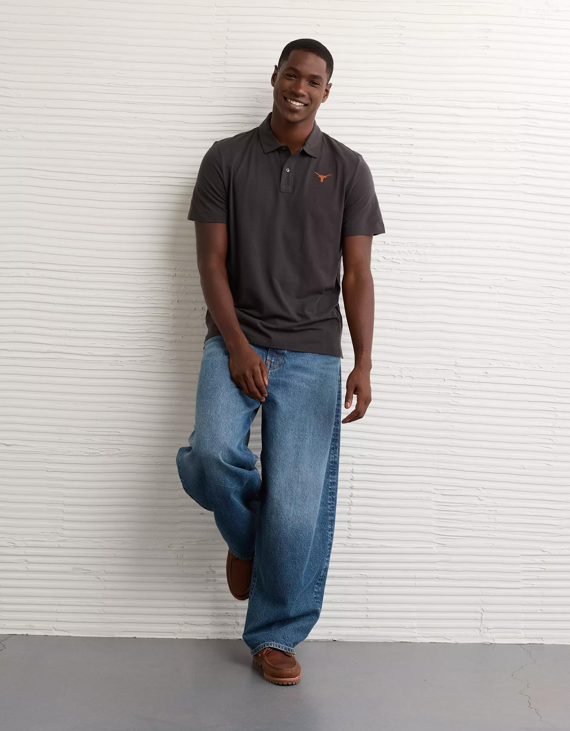 AE 24/7 Texas Longhorns Graphic Club Polo Shirt Product Image