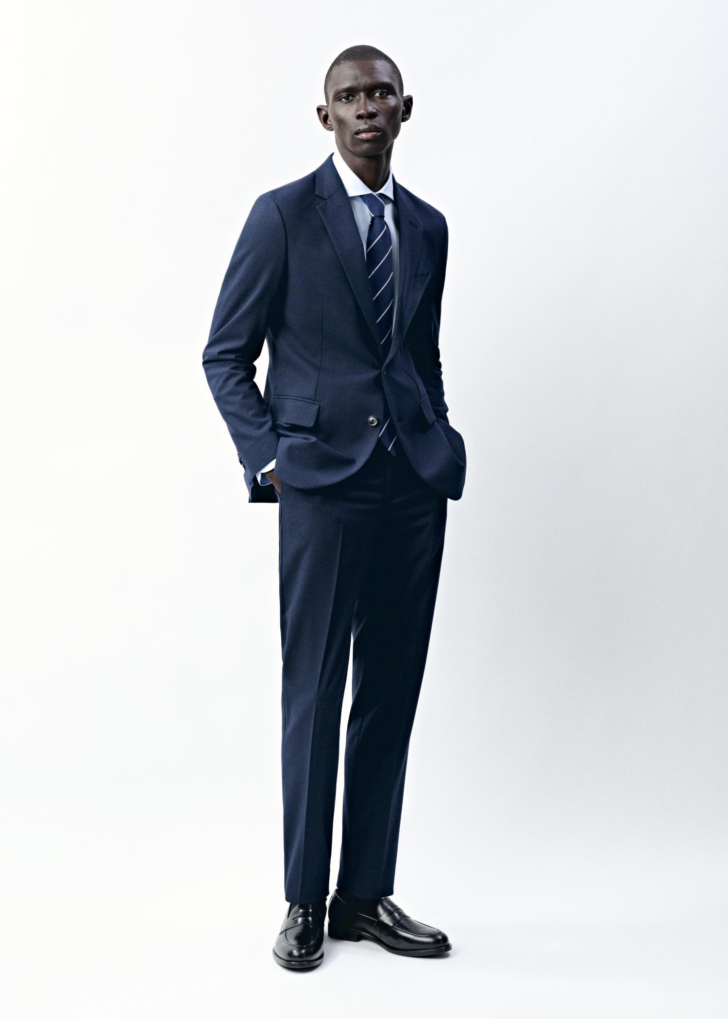 Milan slim-fit suit pants - Men | MANGO USA Product Image