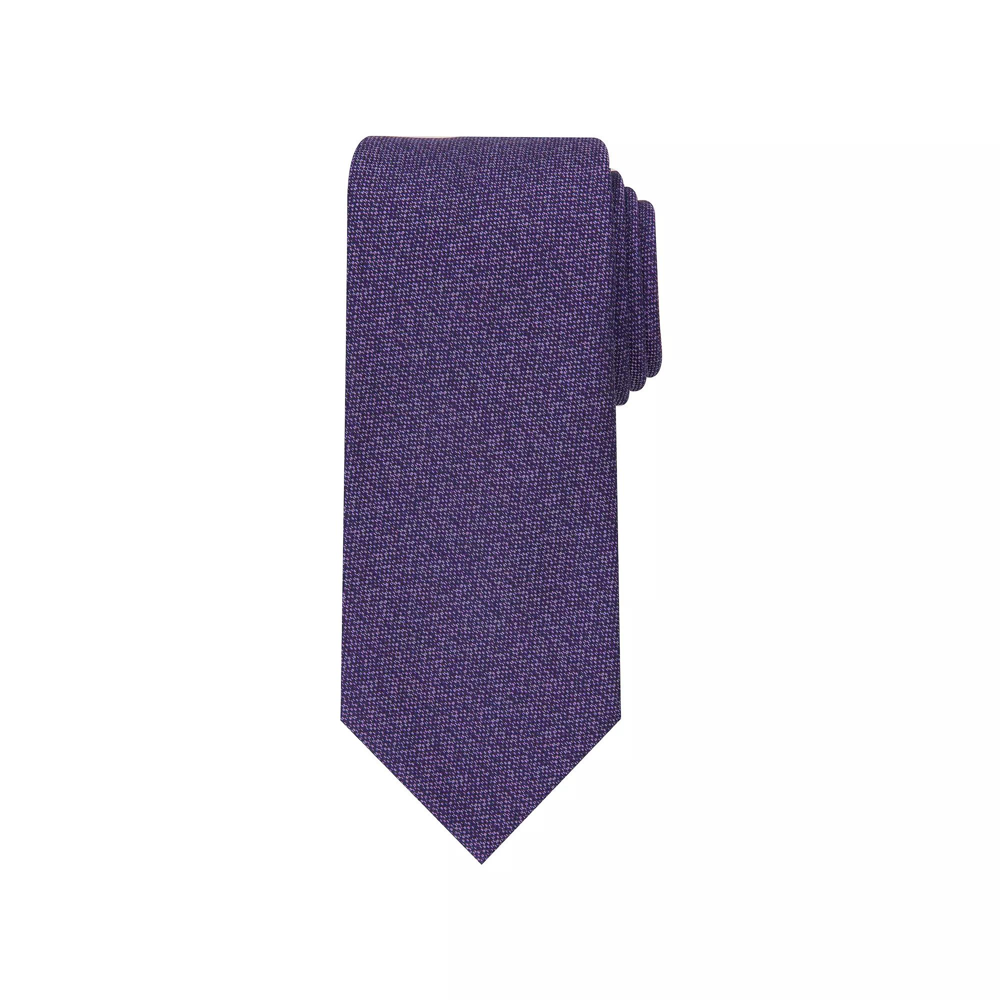 Men's Bespoke Solid Tie, Purple Abbott Product Image