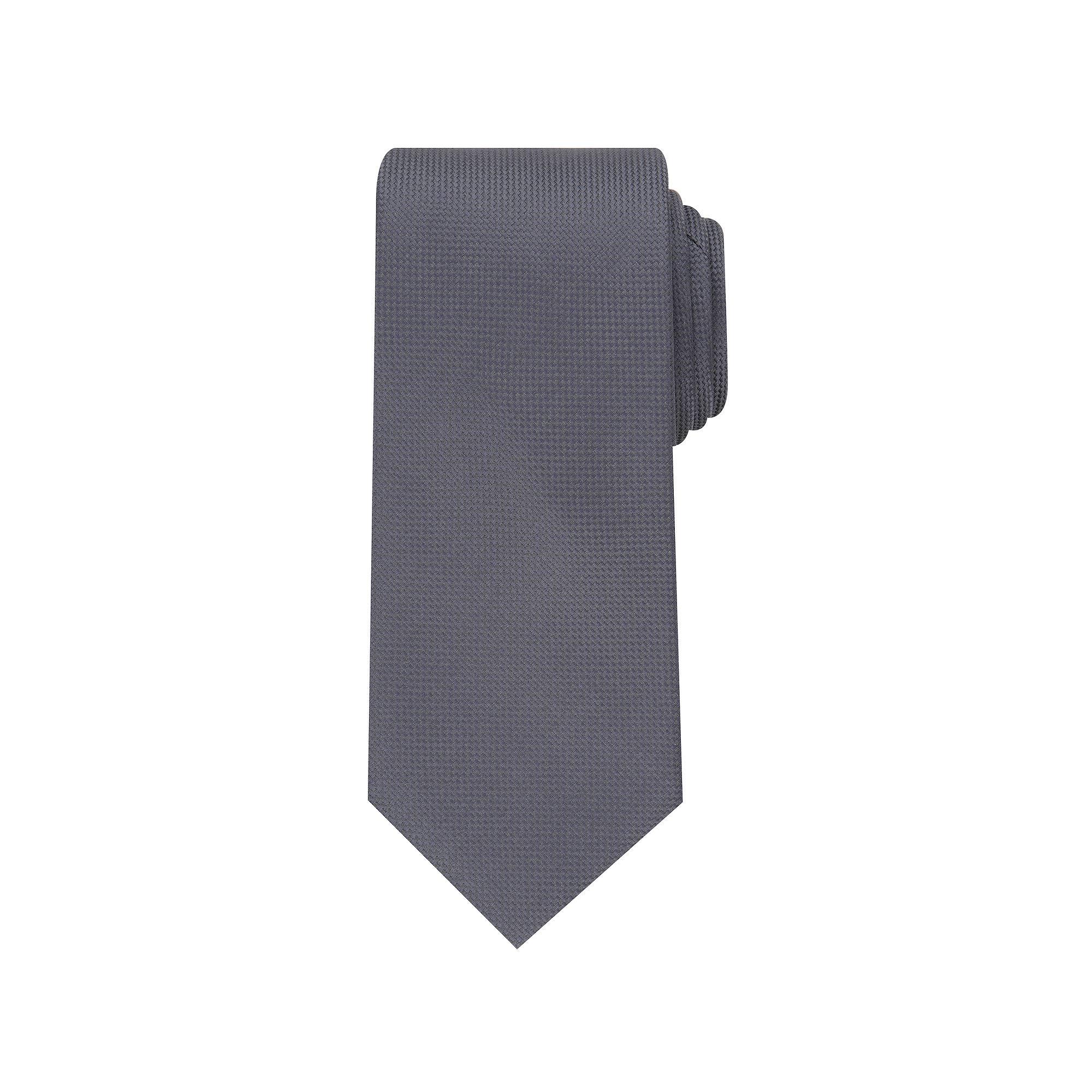 Men's Bespoke Solid Tie, Purple Oxford Product Image