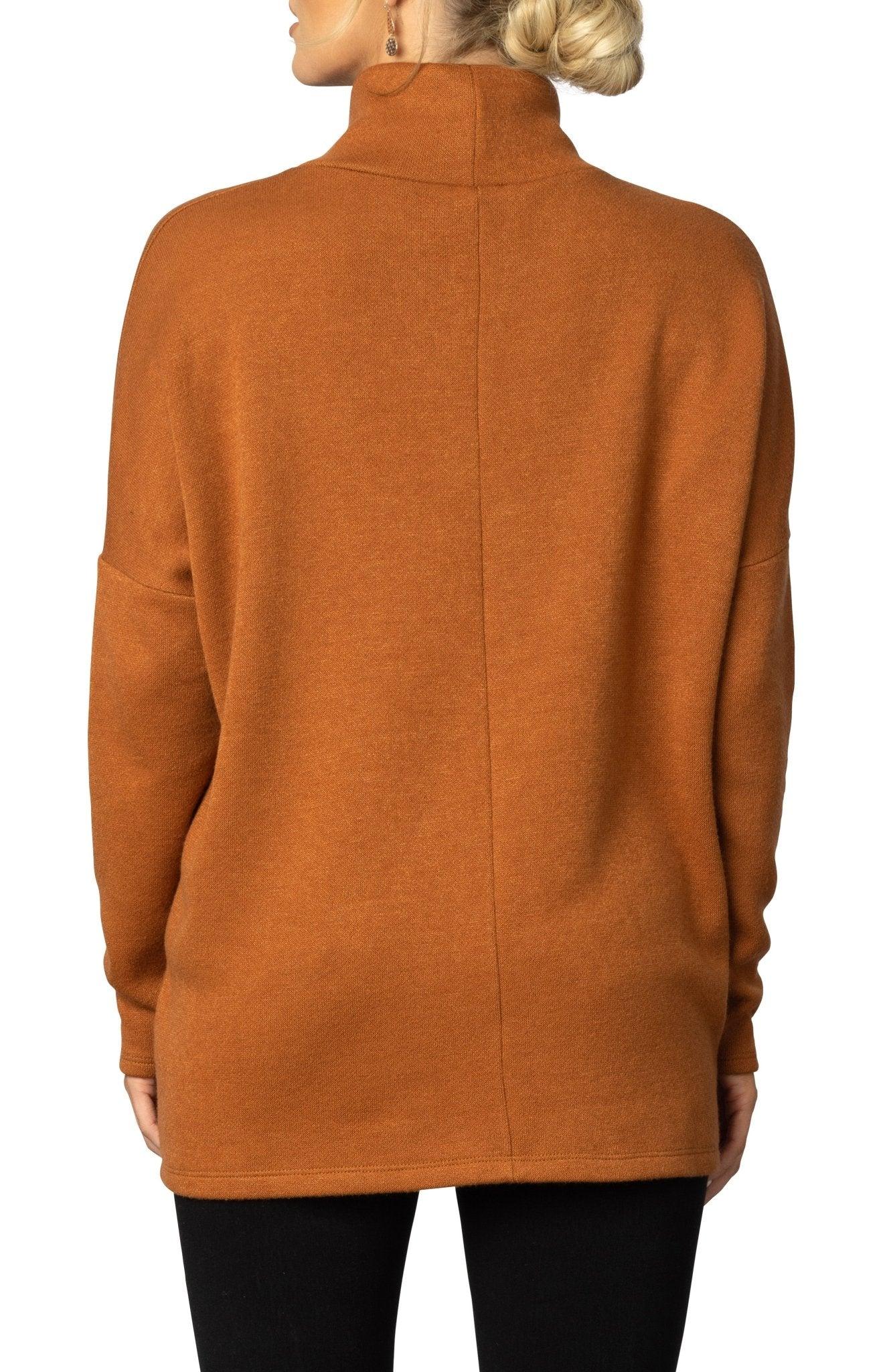 Paris Turtleneck Tunic Sweater Product Image