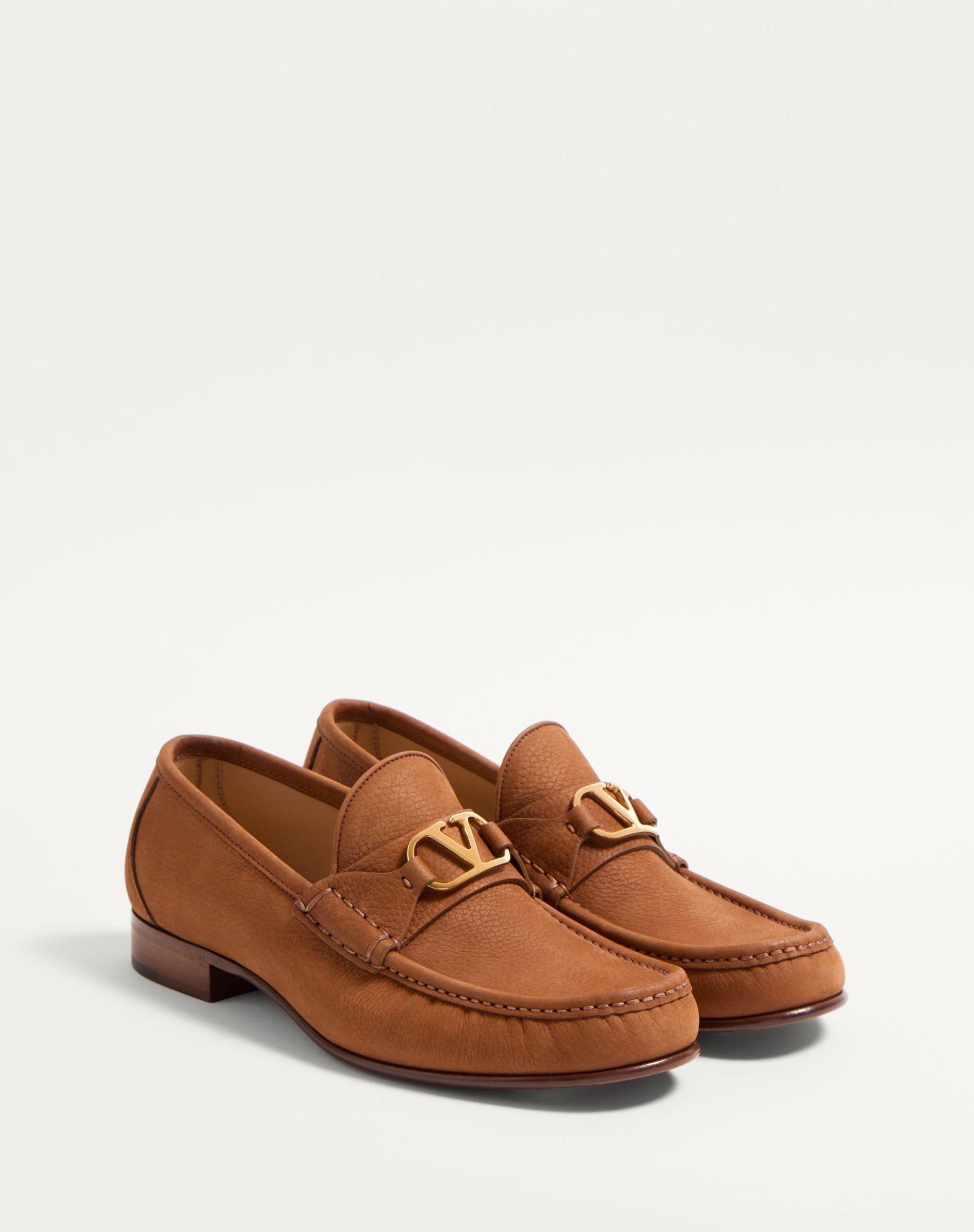 Vlogo Signature Deerskin Suede Loafer Product Image