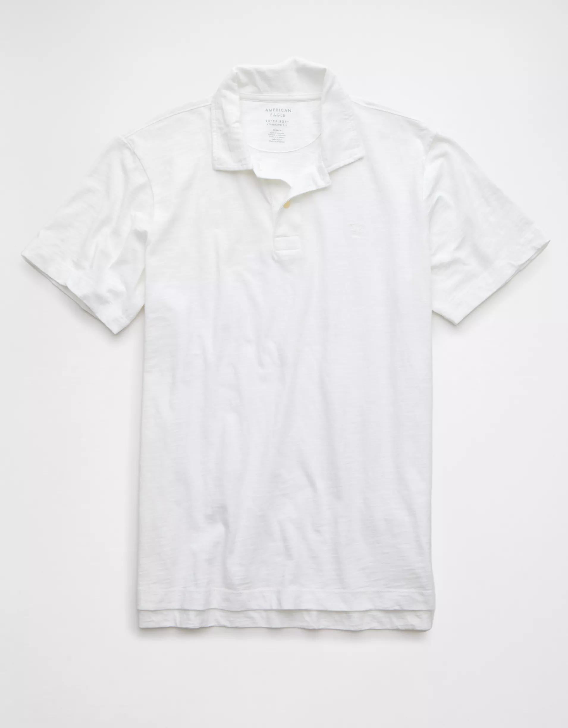 AE Slub Polo Shirt Product Image