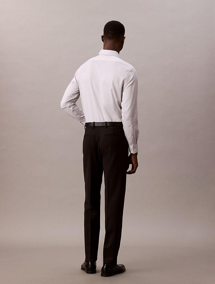 Steel Solid Slim Fit Button-Down Shirt Product Image