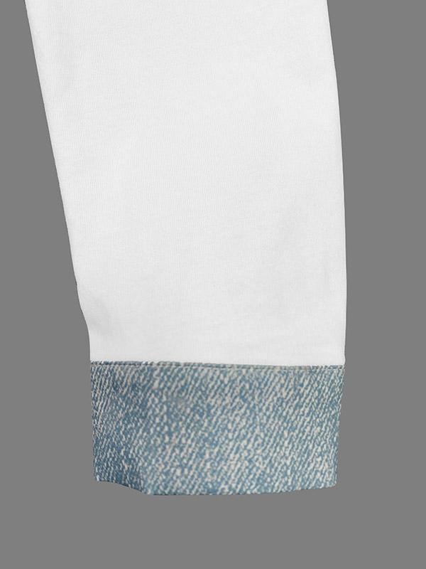 Long Sleeves Skinny Buttoned Split-Joint Lapel Blouses&Shirts Tops Product Image