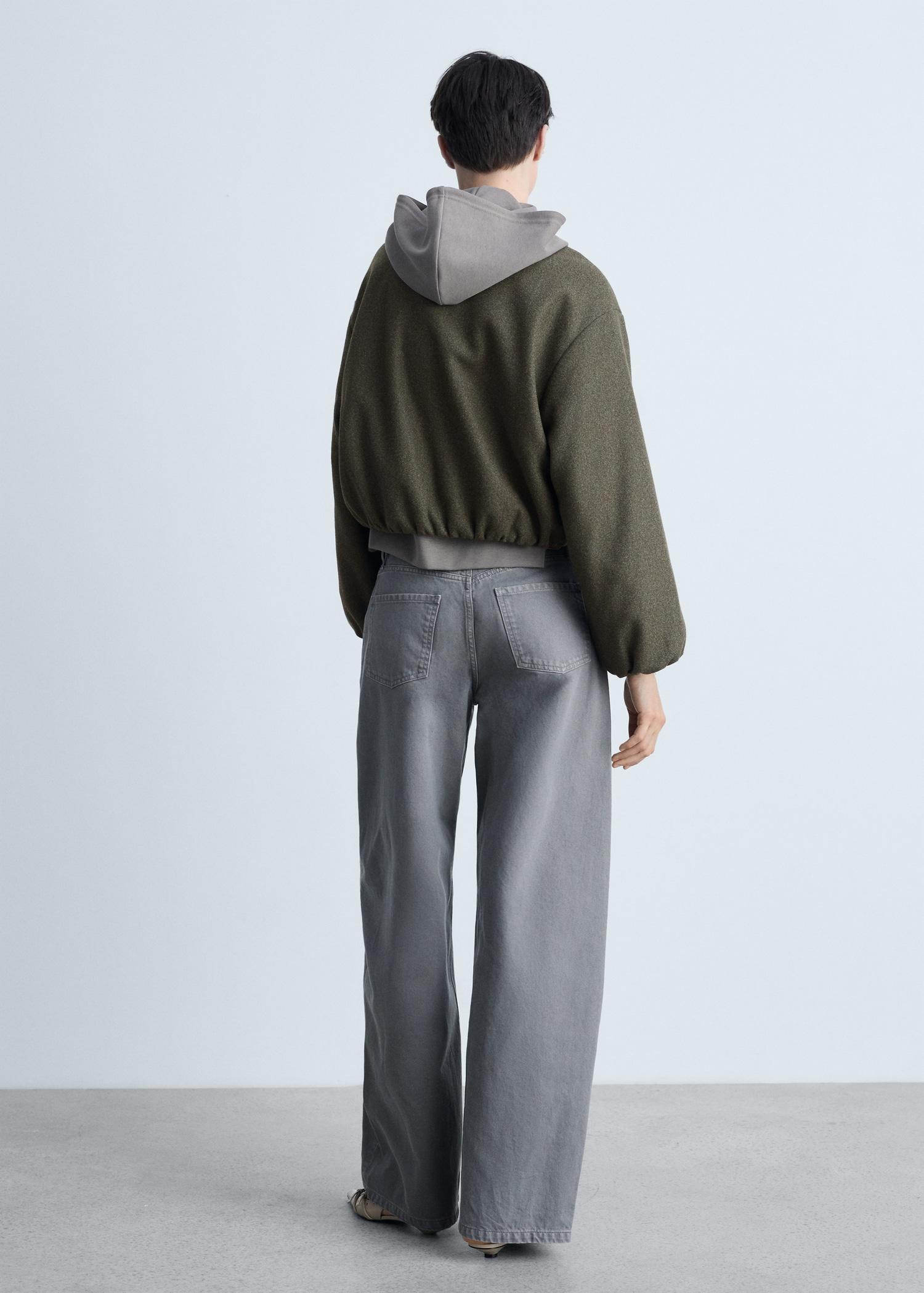 Gathered bomber jacket - Women | MANGO USA Product Image