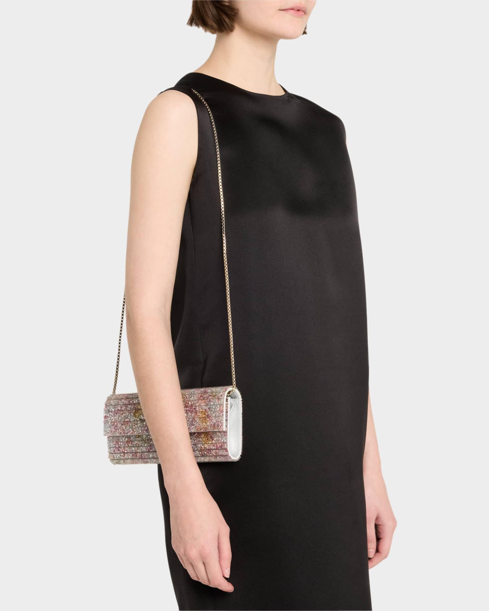 Sweetie Glitter Acrylic Leather Clutch Bag Product Image