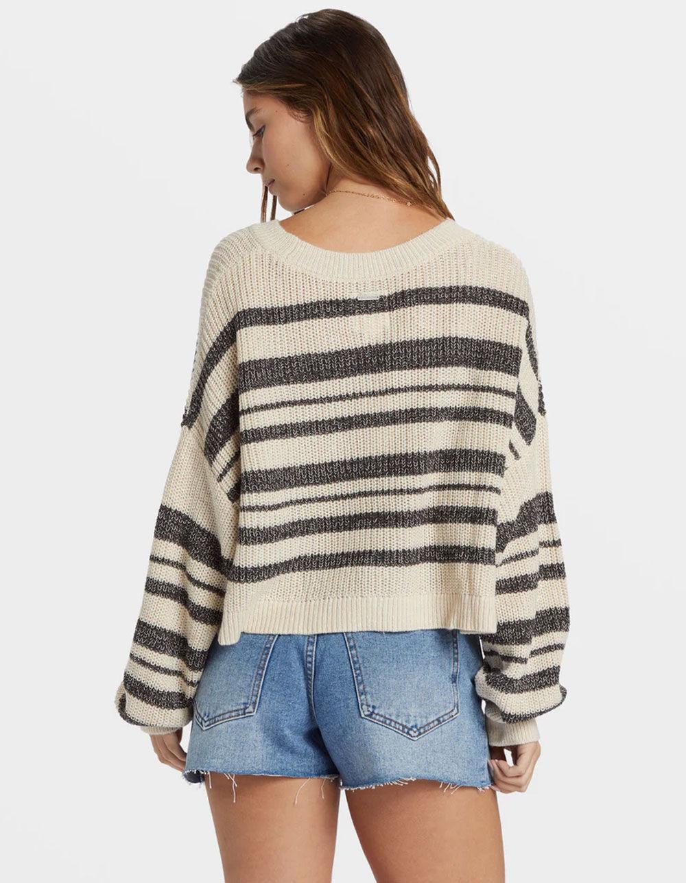 BILLABONG Hang Tight Striped Womens Sweater - Cream Combo Product Image