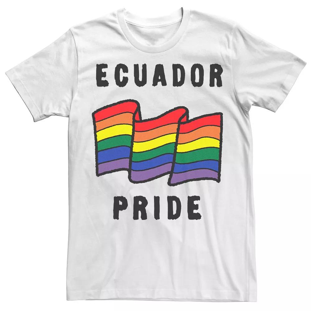 Men's Gonzales Ecuador Pride Sketched Flag Tee,  Product Image