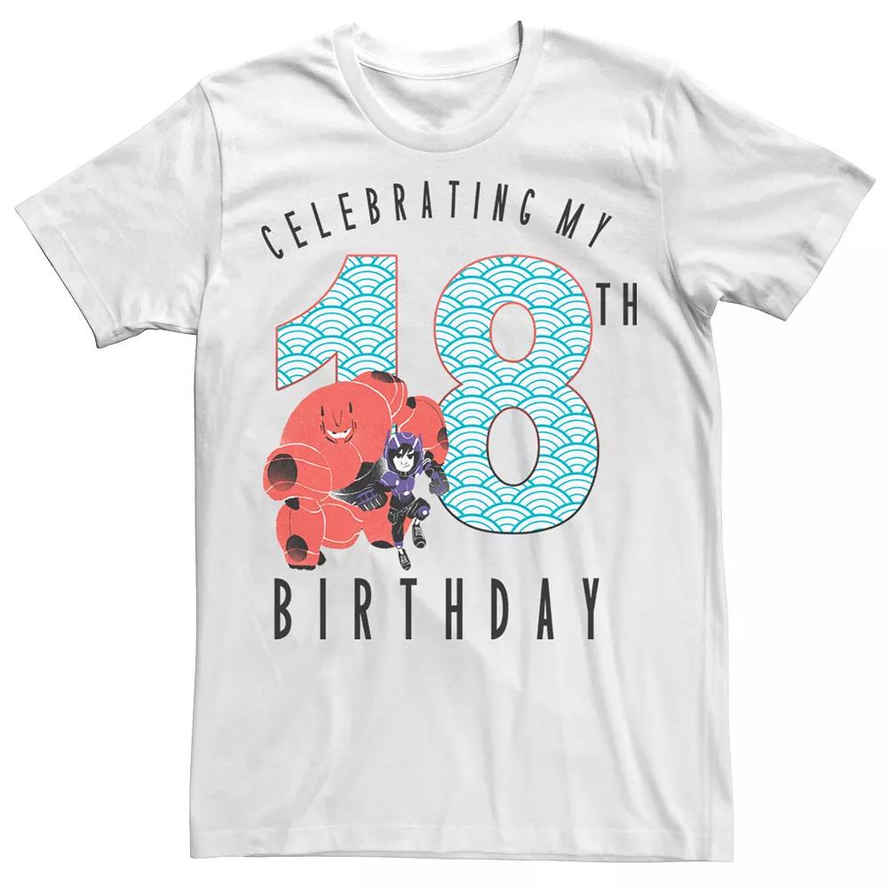 Disney's Big Hero 6 Baymax Hiro 18th Birthday Men's Tee,  Product Image