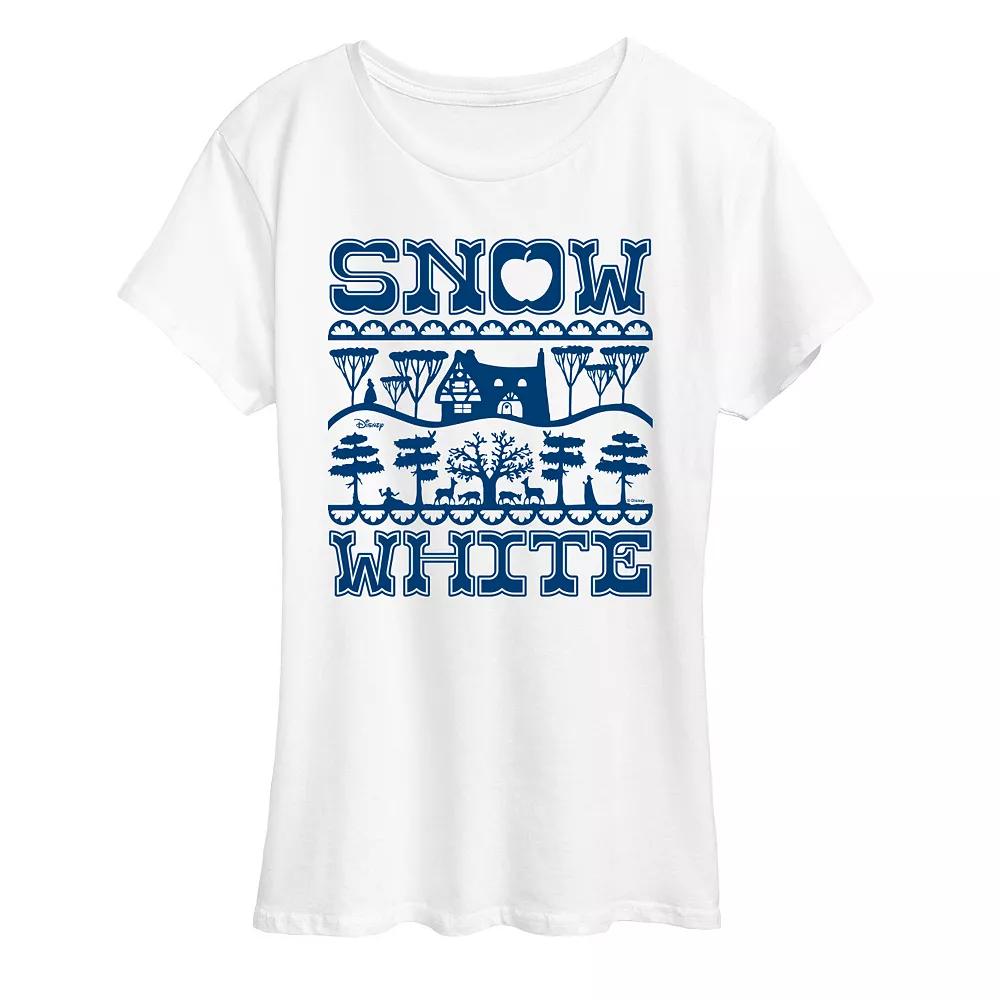Disney's Snow White Women's Patterns Graphic Tee,  Product Image