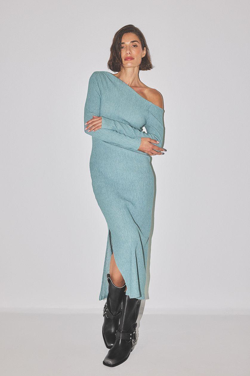 Draped Midi Dress Product Image