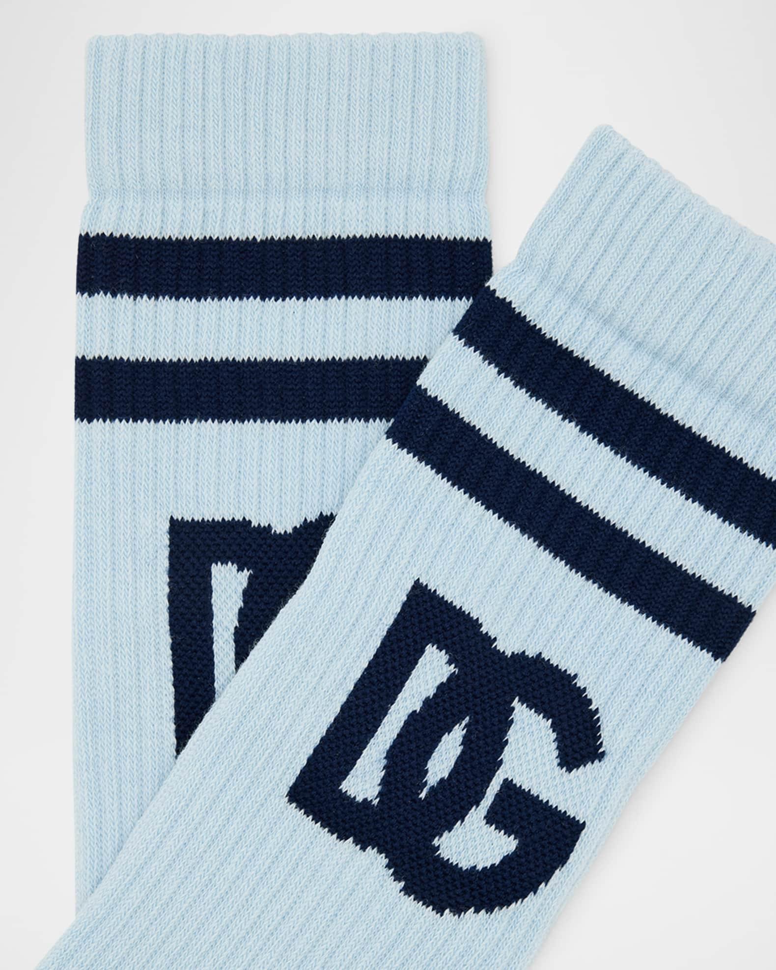 Men's Cotton Knit Large Logo Sport Socks Product Image