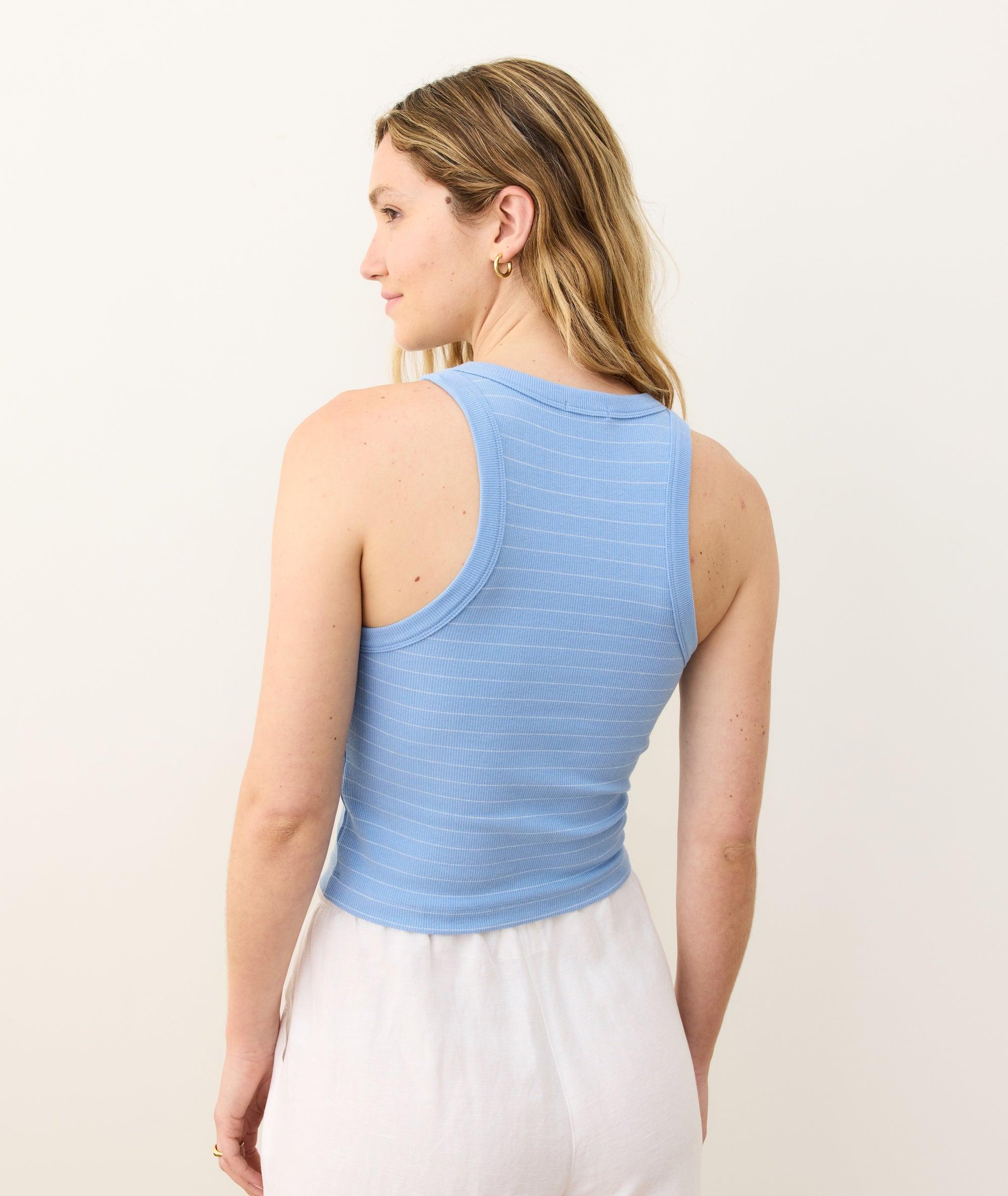 Lexi Rib Sun-In High Neck Crop Tank Product Image