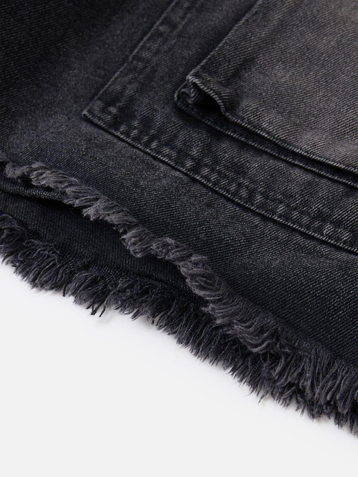 Aelfric Eden Multi Pocket Fringe Cargo Jorts Product Image