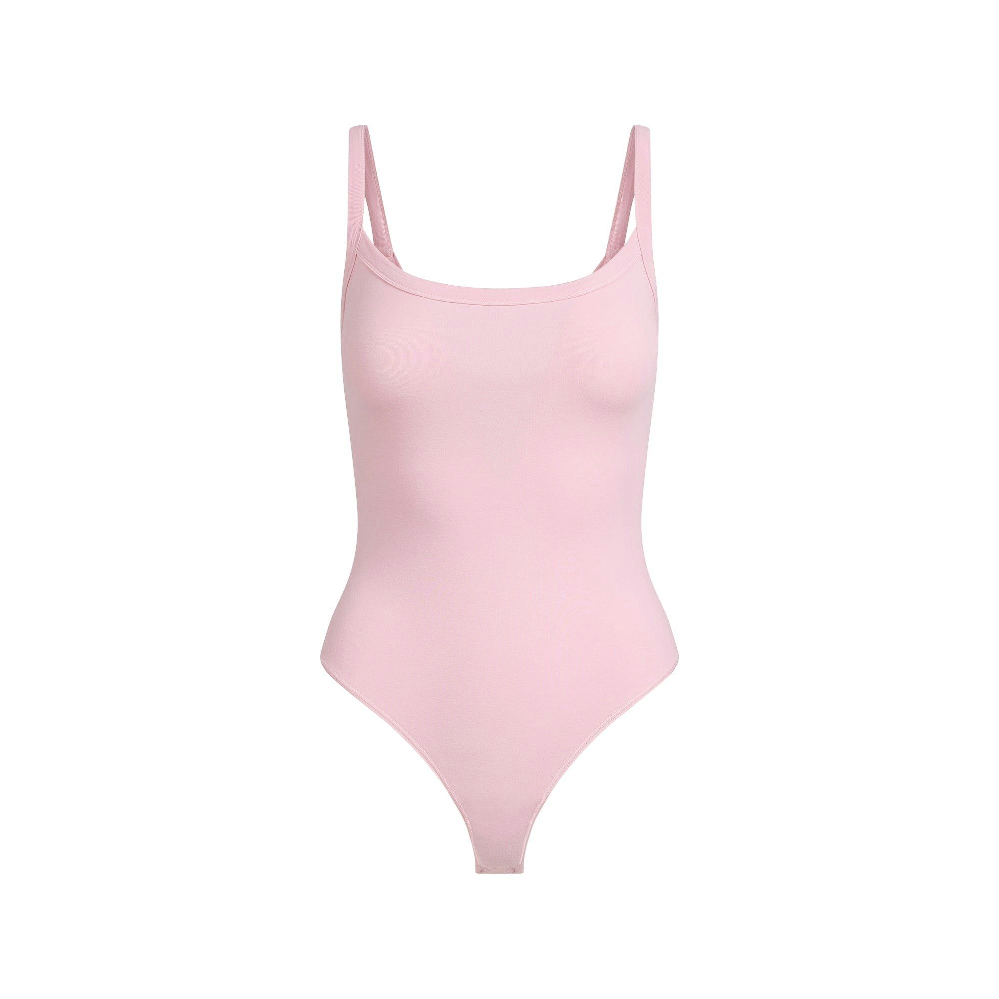 COTTON JERSEY SCOOP NECK BODYSUIT | HALITE Product Image
