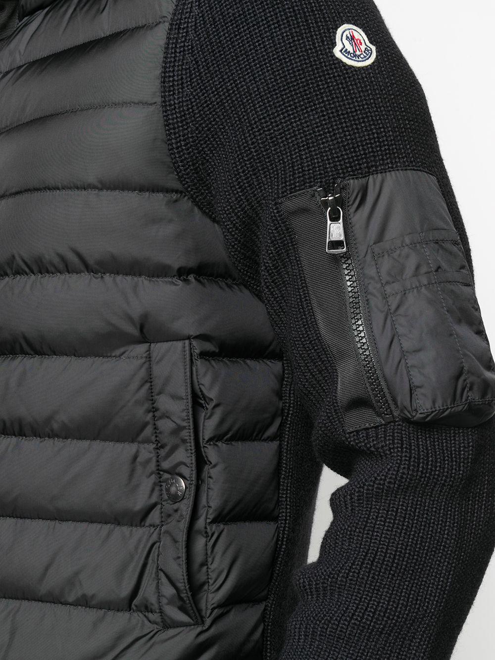 padded-front hooded jacket Product Image