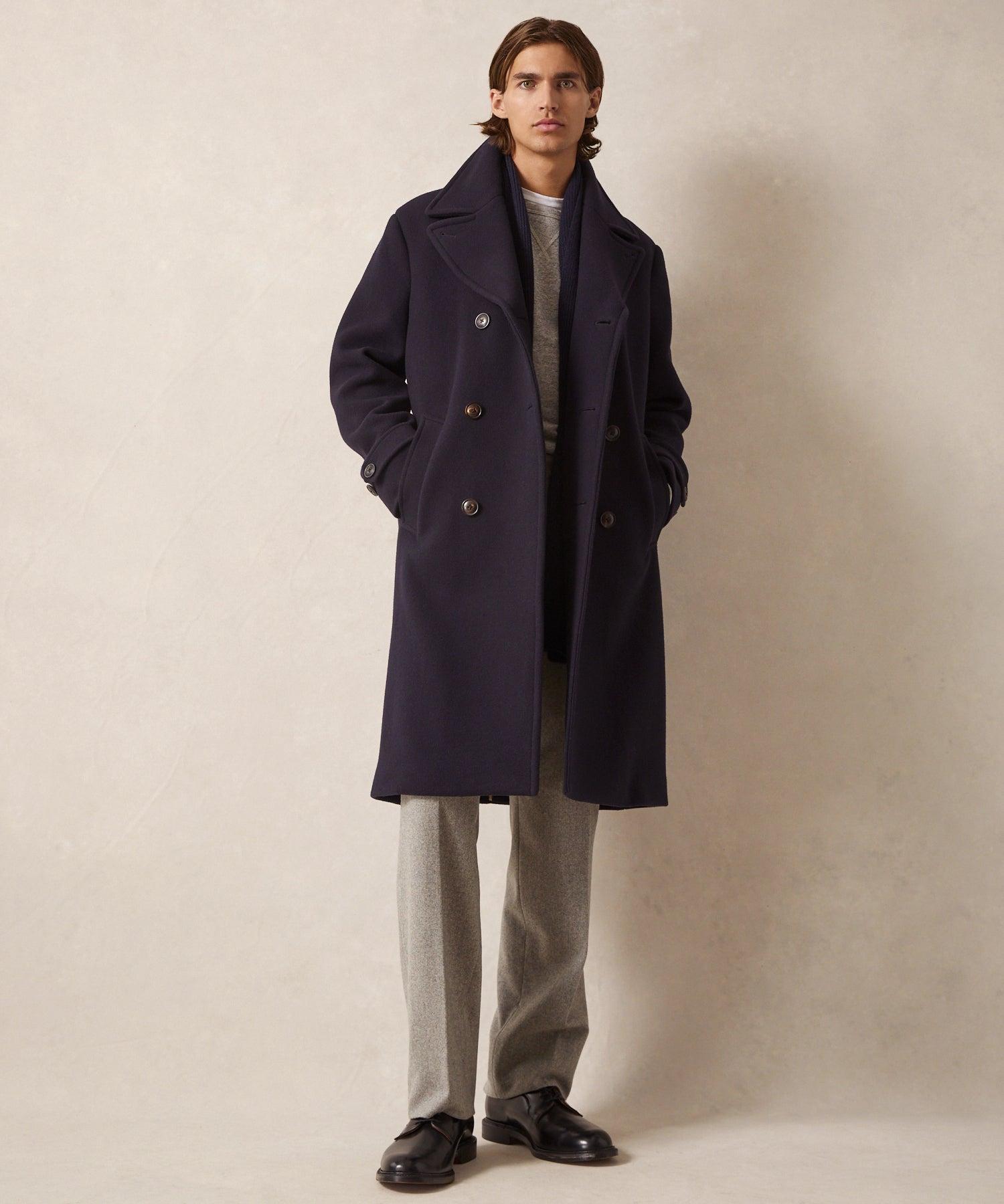 Italian Wool Officer Coat Product Image
