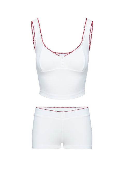 Motif Rib Sleep Set Ivory Product Image