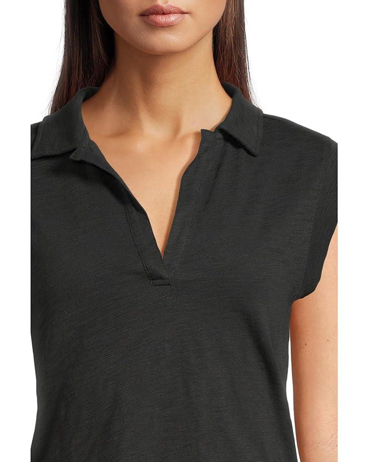 Shirred Sleeve Crew Neck Sweater Product Image