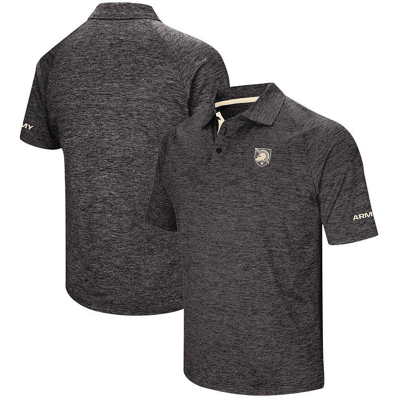 Men's Colosseum Black Army Black Knights Big & Tall Down Swing Polo,  Product Image