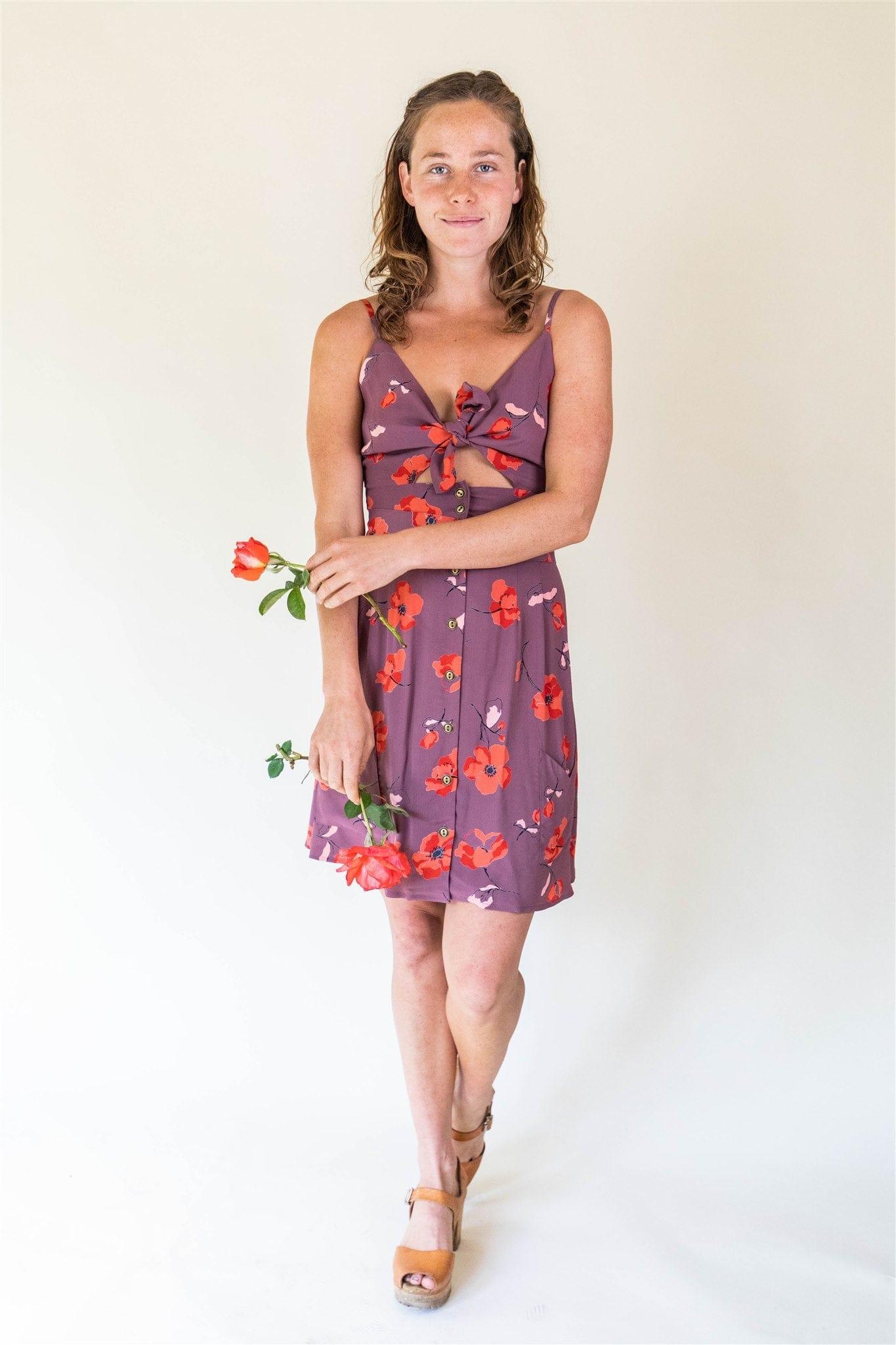 Dee Dee Top in Purple Poppy Product Image