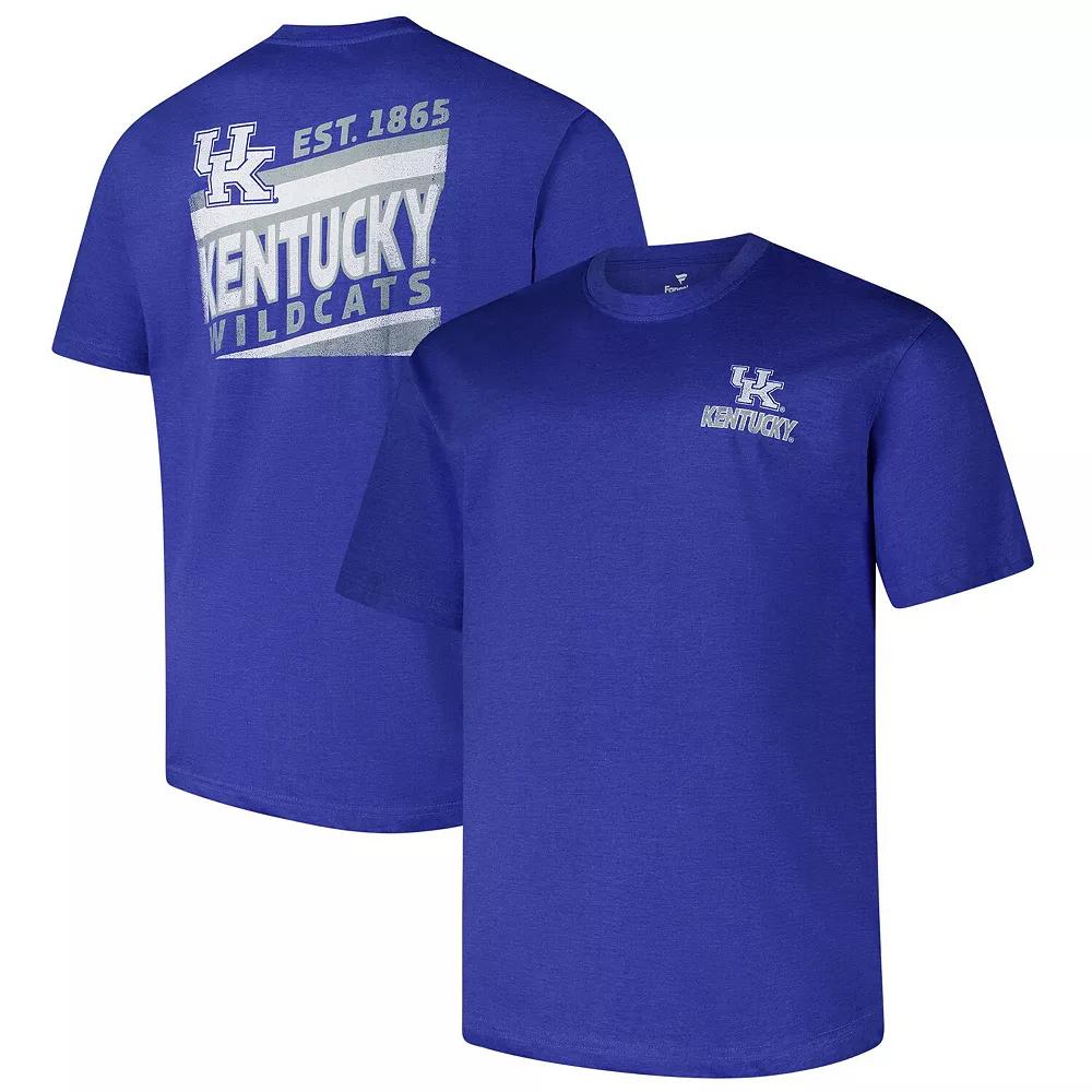 Men's Fanatics Royal Kentucky Wildcats Ideal Faded Big & Tall T-Shirt, Size: XLT, Blue Product Image