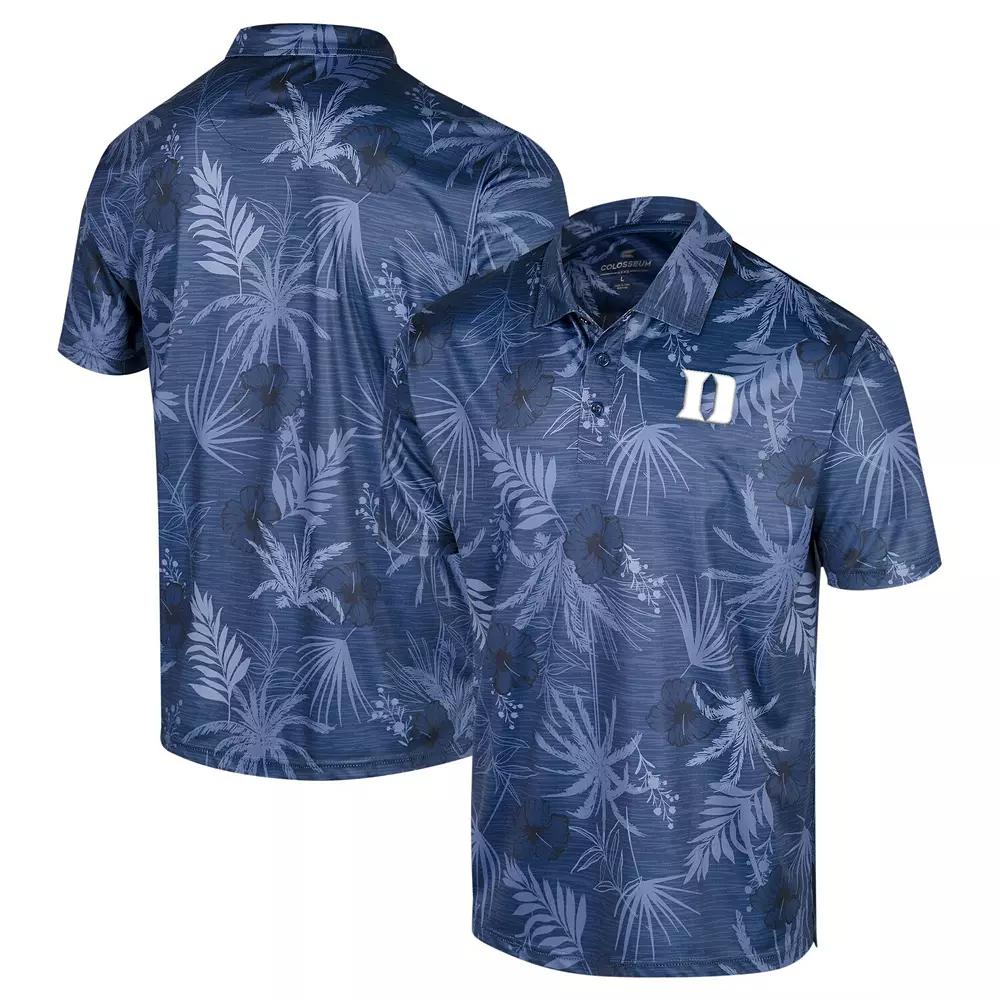 Men's Colosseum Royal Duke Blue Devils Big & Tall Palms Polo,  Product Image
